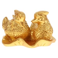  Scultura amante delle anatre mandarine Figurina in resina Scultura in mandarino