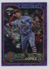 2024 Topps Chrome Purple Speckle Refractor /299 Irving Lopez #95 14cn