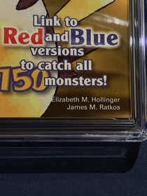 Pokemon Yellow Official Strategy Guide Prima Games CGC Graded 8.5