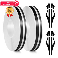 ZTGPMP 2 Rolls 32Ft Car Pinstripe Tape, 32 inches length only , Black-2