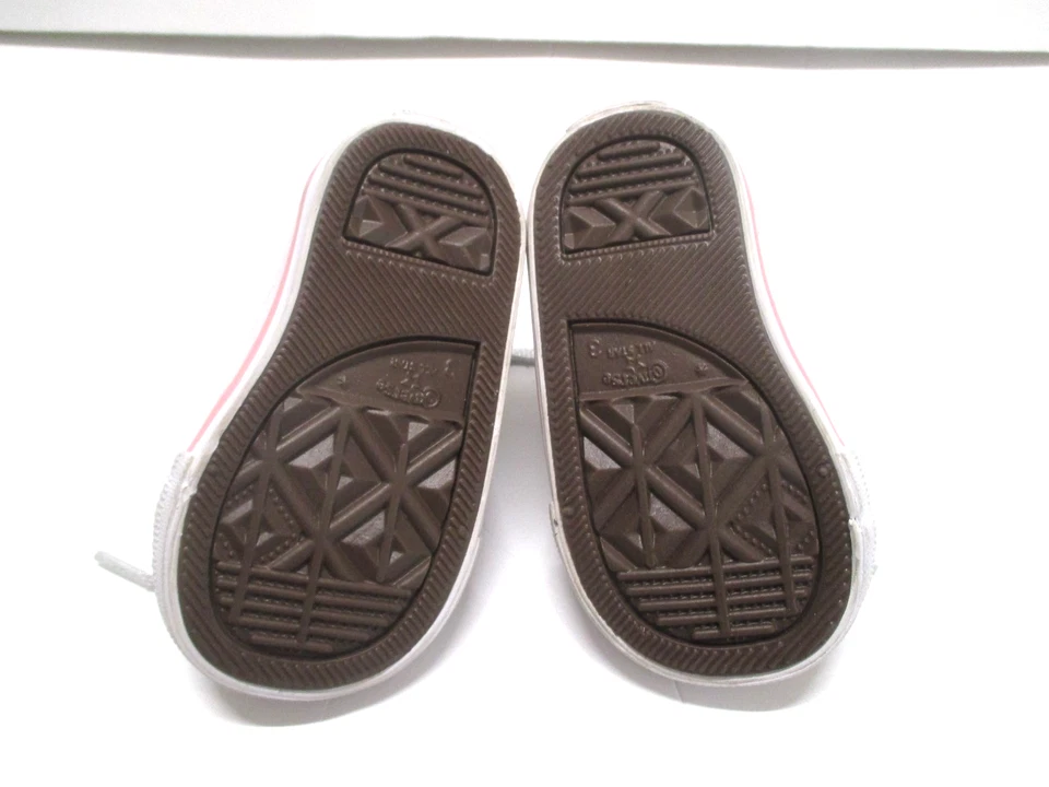 TÊNIS DE CANO ALTO INFANTIL MENINAS PRATA CONVERSE YKK ALL STAR TAMANHO 3 #SH1 - Imagem 4 de 4