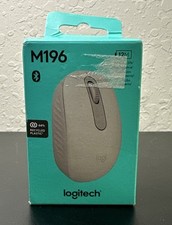 Logitech M196 Wireless Bluetooth Mouse White New SEALED