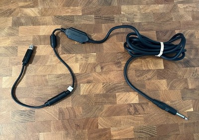 Ubisoft Hercules Rocksmith USB Cable Cord Guitar Game Adapter w/ Breakaway Cable