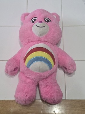 2020 Basic Fun Care Bears Cheer Bear Rainbow Pink Plush Stuffed Animal Toy 14''