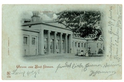 AK Gruss aus Bad Elmen Linden-Bad 1899 D183