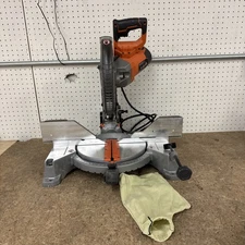 RIDGID 15 Amp 10 in. Corded Dual Bevel Miter Saw with LED Cut Line Indicator