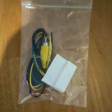 Car Stereo Audio/Video Wiring Harness Adapter w/ RCA Connectors White Plug