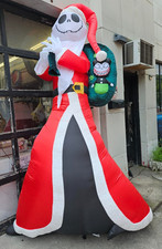 Gemmy 10ft Tall Disneys Nightmare Jack as San...