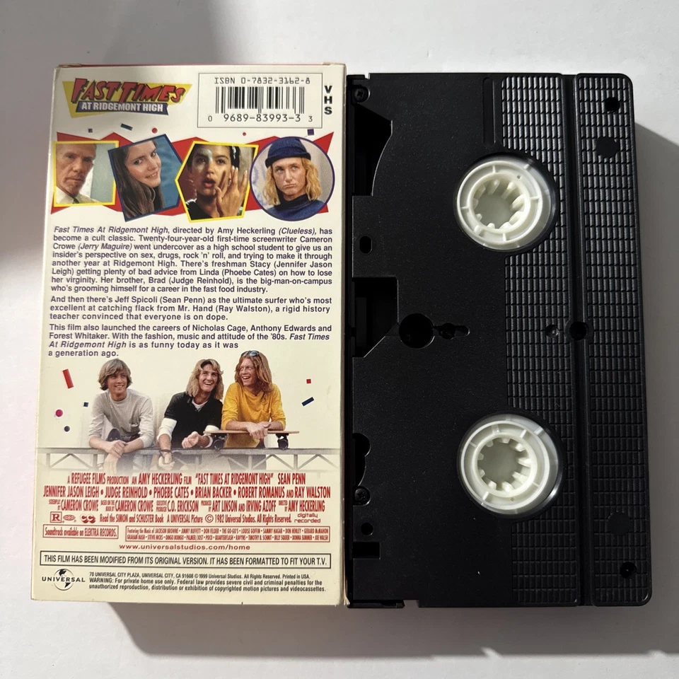 Видеоигра Fast Times at Ridgemont High (VHS, 1982 г.) - Изображение 2 из 4
