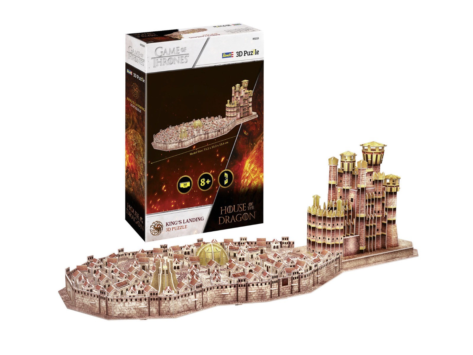 Maquette 3D Port Réal Game of Thrones Revell, grand puzzle déco pour soirée geek en famille