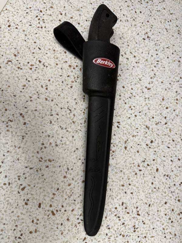 Berkley Fishing Filet Knife In Plastic Sheath