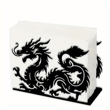 1pc Iron Napkin Holder Dragon 135x50X93x1.3mm Craft storage box and organizer