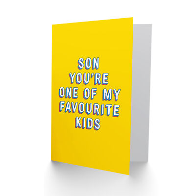 International Cards & Gifts - Biglietto di compleanno divertente con scritta in inglese Great Son (lingua italiana non garantita