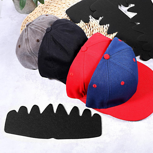10 PCS Black Baseball Caps Inserts, Flexible Washable Hat Shaper Insert Reusable - Picture 7 of 12