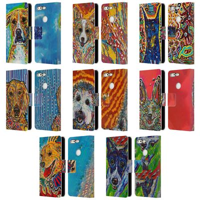 OFFIZIELLE MAD DOG ART GALLERY HUNDE 5 BRIEFTASCHE HUELLE FÜR GOOGLE HANDYS