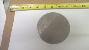 100mm or 4" OD Stainless disc, point 089 thick