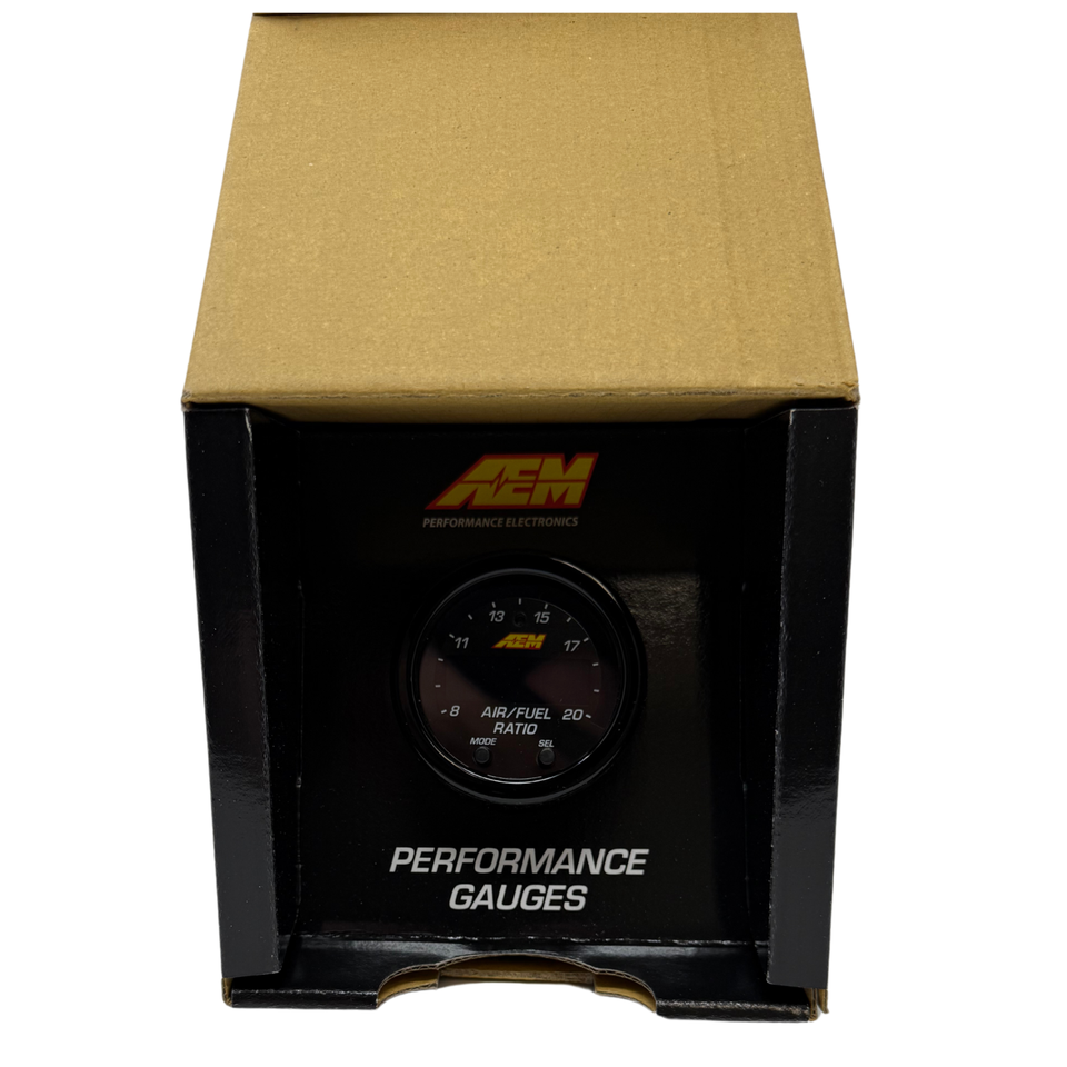 AEM Wideband Sensor Gauge 30-0300 X-series AFR O2 UEGO Air Fuel Ratio ...