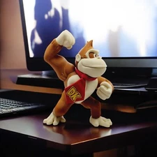 Donkey Kong 3D Printed Model - Other Game Collectible Figurine fan art desk pet