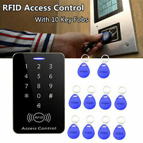 Zugangssystem Zutrittskontrolle Sicherheit RFID Codeschloss Türöffner +10 Clips - Bild 1 von 8