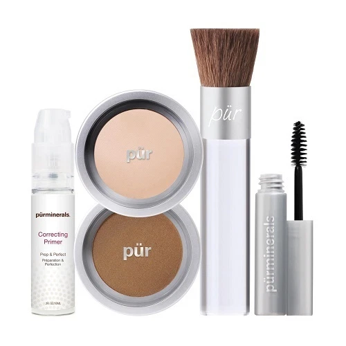 purminerals 5 piece Beauty-To-Go Collection kit ( light ) LIMITED New With Box