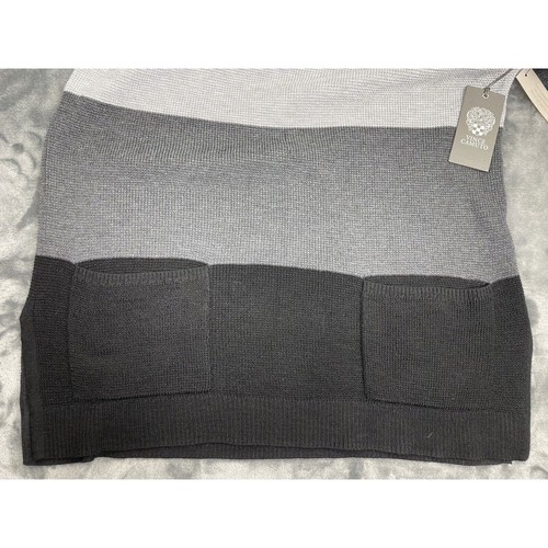 VINCE CAMUTO Size XS NWT Stitch Fix Fall Harmony Waffle Stitch Pull On Gray - Picture 11 of 12