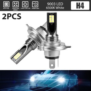 2x-H4-9003-LED-Headlight-Kit-High-Low-Beam-6000K-White-Fog-Light-Bulbs-14000LM