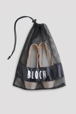BLOCH POINTE BALLETTSCHUHE OFFENES NETZ KORDELZUGBEUTEL GROSS A327 AUFBEWAHRUNG MUST HAVE