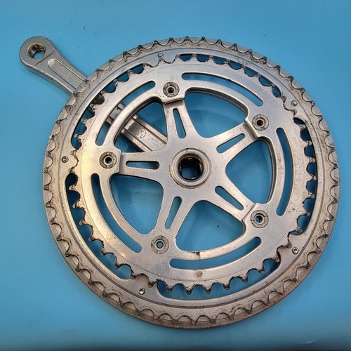 SR Square Taper Crankset 165mm 52/42t Raleigh Pantone Vintage b17 - Picture 5 of 11