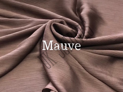 Luxury Premium Soft crinkle Satin Lush Silk Scarf Hijab plain Wrap stripe Luxe - Picture 41 of 53
