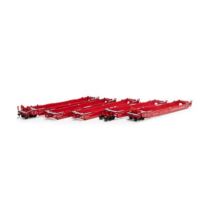 NEW Athearn Maxi-III Well Cars RTR - NWCX (5) HO Scale