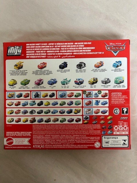 Mattel Disney Pixar Cars Mini Racers Variety - 15 Pack