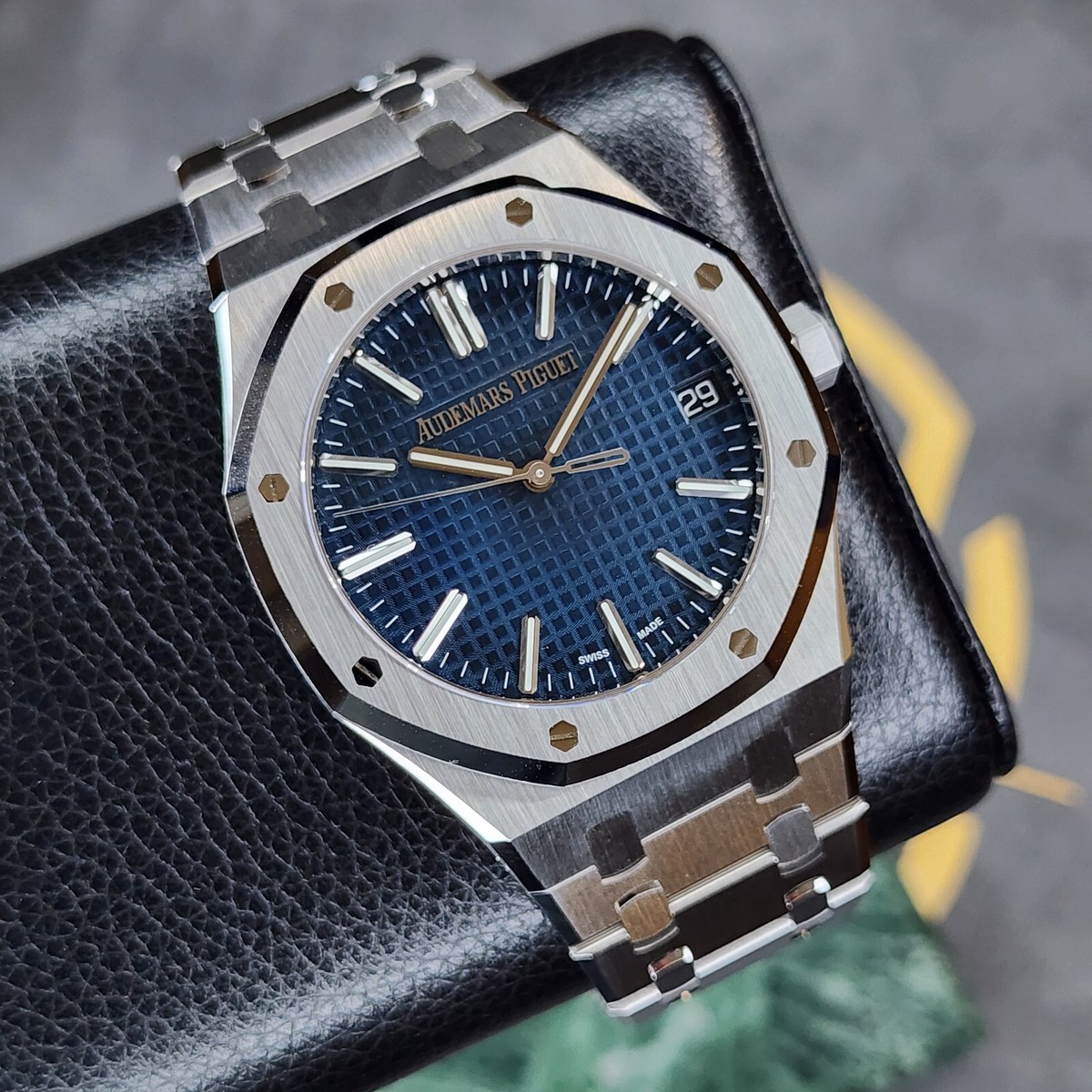 AUDEMARS PIGUET ROYAL OAK 41MM STEEL BLUE DIAL 50TH ANNIVERSARY