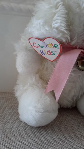 2000 Geppeddo Cuddle Kids Lacy Lamb Porcelain Face Plush 9" IOB/Tags - Picture 5 of 12