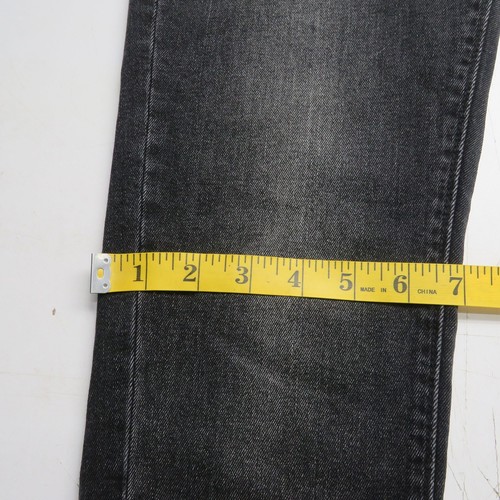 Old Navy Girl's Original Taper Jeans Size 12 Medium Wash Black Denim - Picture 11 of 13