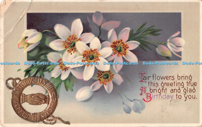 R511675 Gedanken und Weise Schöne Blumen bringen diesen Gruß wahr Serie 7 1912