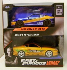 2001 '01 NISSAN SILVIA 15 SUPRA 2 PACK FAST FURIOUS 1:32 METALS DIECASTJADA 2023