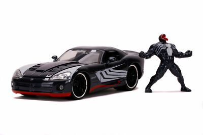 Marvel Spider-Man 2008 Dodge Viper SRT 10 with Venom figure Jada
