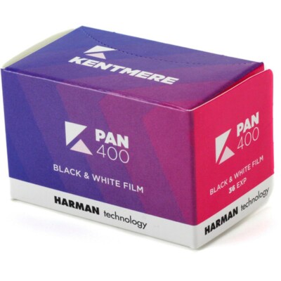 Kentmere Pan 400 36 Exposure Black and White 35mm Negative Film