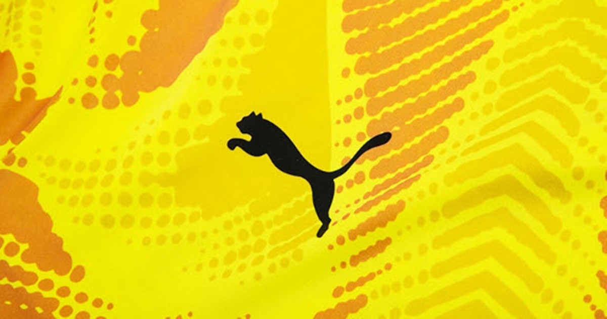 Puma Men Team-Target Goalkeeper Shirts Soccer Yellow GK