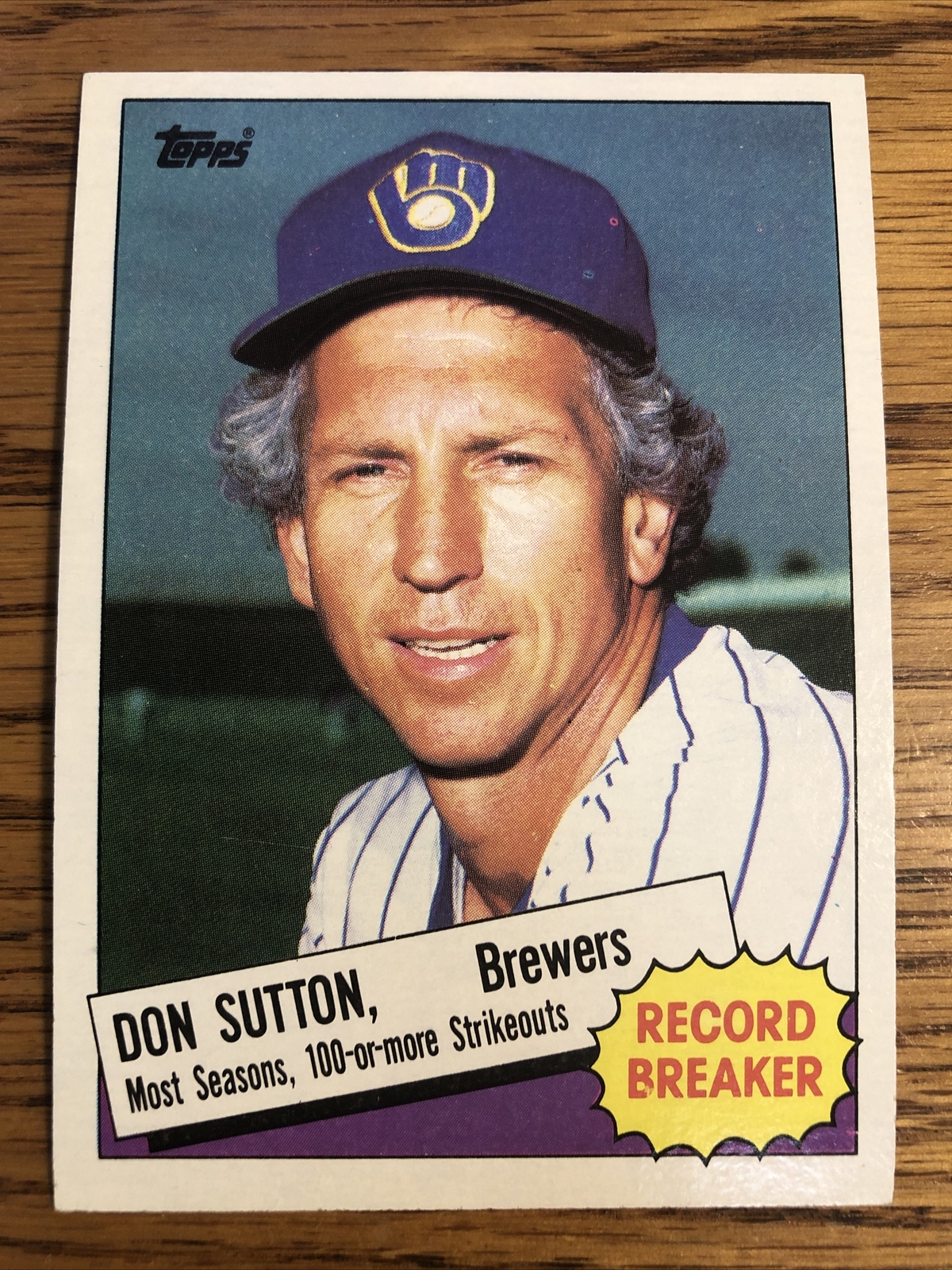 Don Sutton 1985 Topps Brewers #10   *1080*