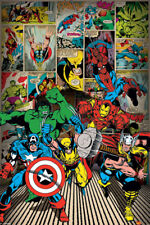 METAL HEROES 24x36 MUSIC BANDS 01482 ART COLLAGE POSTER