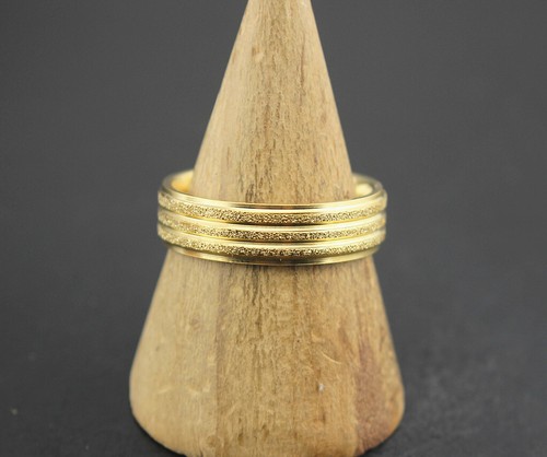 Wholesale Jewelry Lots 30pcs Variety Gold Plated Stainless Steel Unisex Rings - Picture 15 of 24