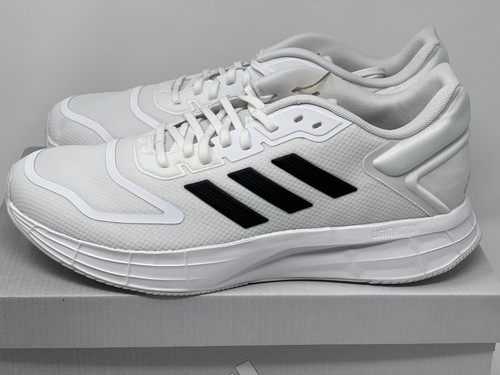 Adidas Duramo 10 Para hombres Tenis Atléticos para Correr Entrenadores Zapatos GW8348 Blanco/Negro - Imagen 14 de 22