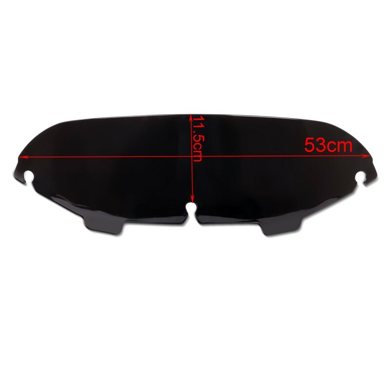Graue Windschutzscheibe 17,8 Cm Für Harley Touring – Street Glide, Electra Glide & Ultra Classic