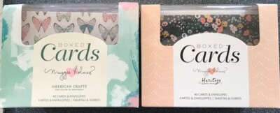 Maggie Holmes BOXED Card sets~40 per box w/envelopes~U PICK~ Cute! Quick Ship!