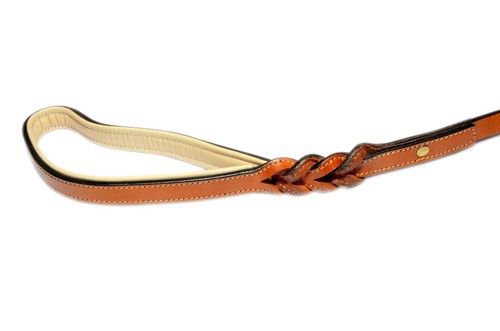Leather Braided Dog Leash,Heavy Duty Brown 6ft x 3/4 " Bulk Pack Of 5 - 第 4/12 張圖片