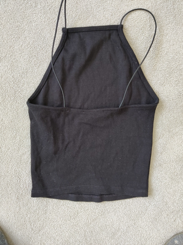 ZARA Women's Black Top - size S (UK 8) - Picture 2 of 3