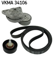 SKF Vkma 34106 Keilrippenriemensatz For Ford Ford Australia