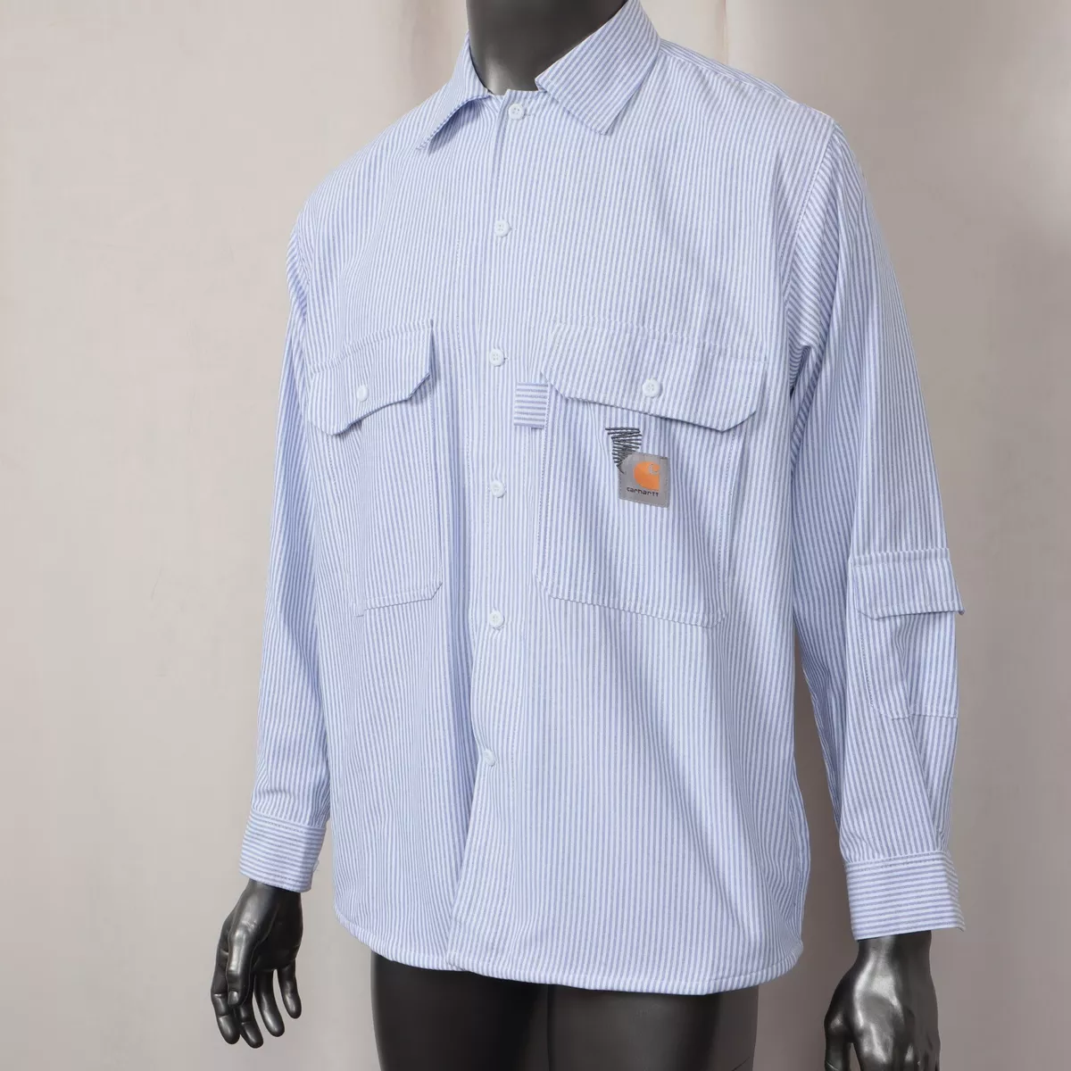 CARHARTT WIP INVINCIBLE L/S 15 SHIRT IN BLUE Size L | eBay