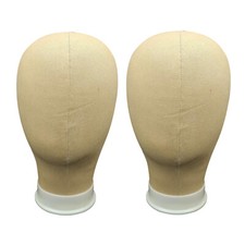 Canvas Block Head Manequin Head For Making Wigs Hats Styling Display